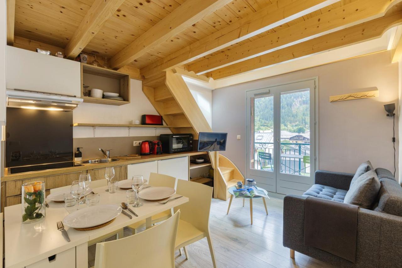 Central Duplex Apartment - Blanc Neige - Happy Rentals Chamonix Ngoại thất bức ảnh